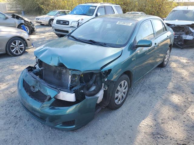 JTDBL40E09J047121 - 2009 TOYOTA CAROLLA TEAL photo 2