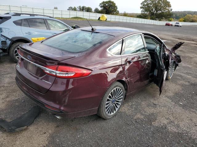 3FA6P0SU2HR255336 - 2017 FORD FUSION TIT BURGUNDY photo 4