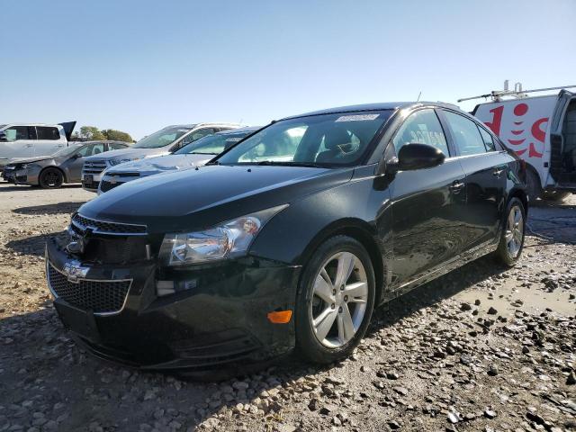 1G1P75SZ7E7100347 - 2014 CHEVROLET CRUZE BLACK photo 2