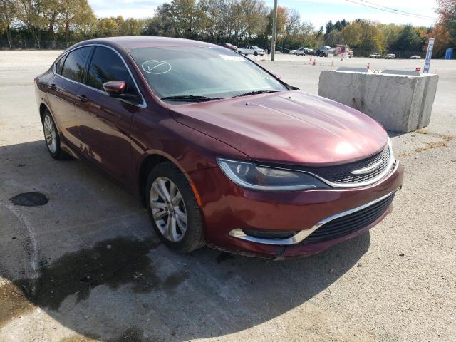 1C3CCCAB2FN669490 - 2015 CHRYSLER 200 LIMITE RED photo 1