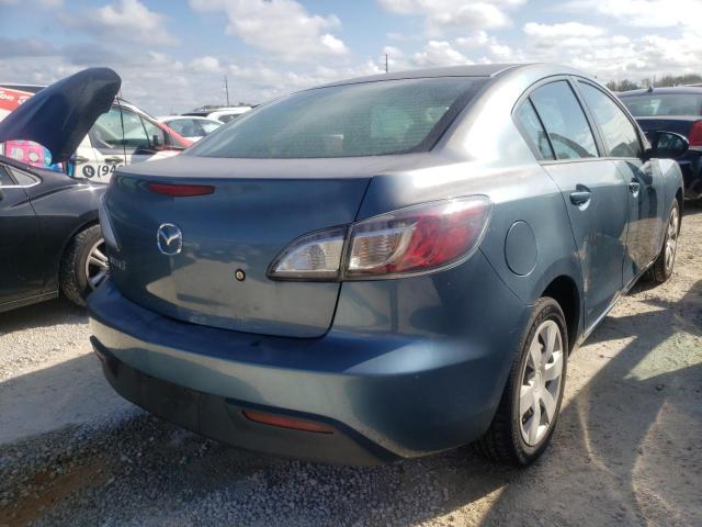 JM1BL1UF8B1464199 - 2011 MAZDA 3 I BLUE photo 4