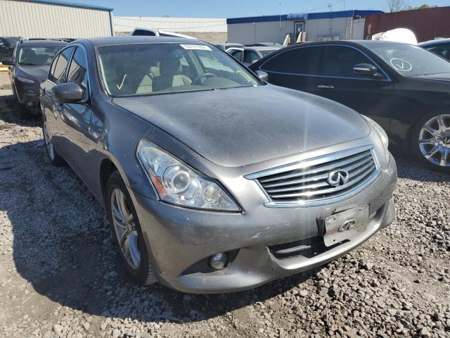 JN1DV6AP0CM812514 - 2012 INFINITI G25 BASE GRAY photo 1