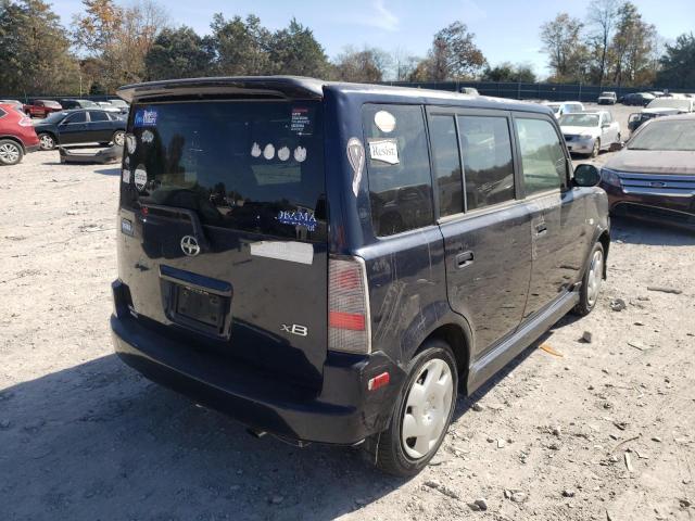 JTLKT334350172521 - 2005 TOYOTA SCION XB ლურჯი ფოტო 4
