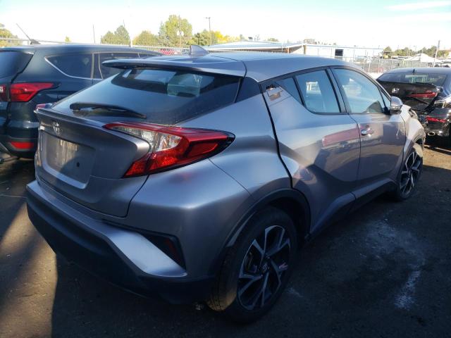 NMTKHMBX9JR057782 - 2018 TOYOTA C-HR XLE SILVER photo 4