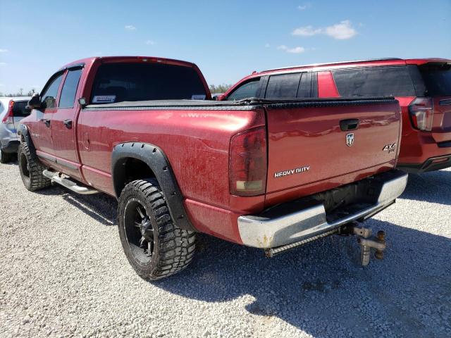 1D7KS28C66J128488 - 2006 DODGE RAM 2500 S BURGUNDY photo 3