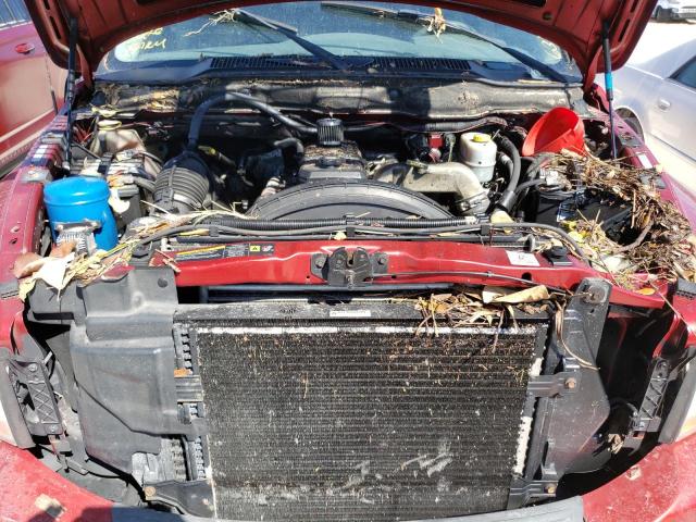 1D7KS28C66J128488 - 2006 DODGE RAM 2500 S BURGUNDY photo 7