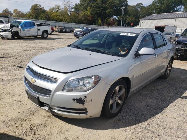 1G1ZC5EU3CF185789 - 2012 CHEVROLET MALIBU 1LT ვერცხლისფერი ფოტო 2