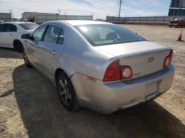 1G1ZC5EU3CF185789 - 2012 CHEVROLET MALIBU 1LT ვერცხლისფერი ფოტო 3
