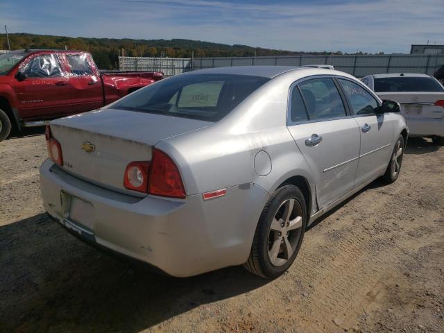 1G1ZC5EU3CF185789 - 2012 CHEVROLET MALIBU 1LT ვერცხლისფერი ფოტო 4