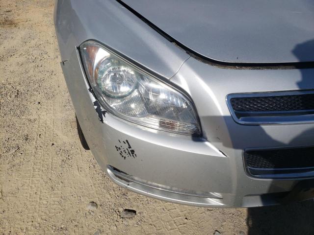1G1ZC5EU3CF185789 - 2012 CHEVROLET MALIBU 1LT ვერცხლისფერი ფოტო 9