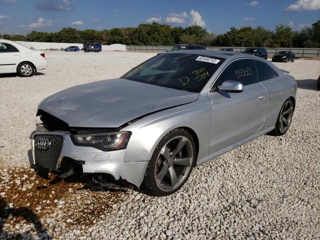 WUAC6AFR7FA900584 - 2015 AUDI RS5 SILVER photo 2