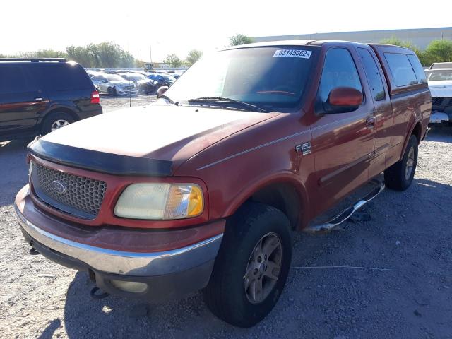 1FTRX18L92NB58107 - 2002 FORD F150 RED photo 2