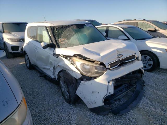 KNDJN2A22E7741718 - 2014 KIA SOUL WHITE photo 1