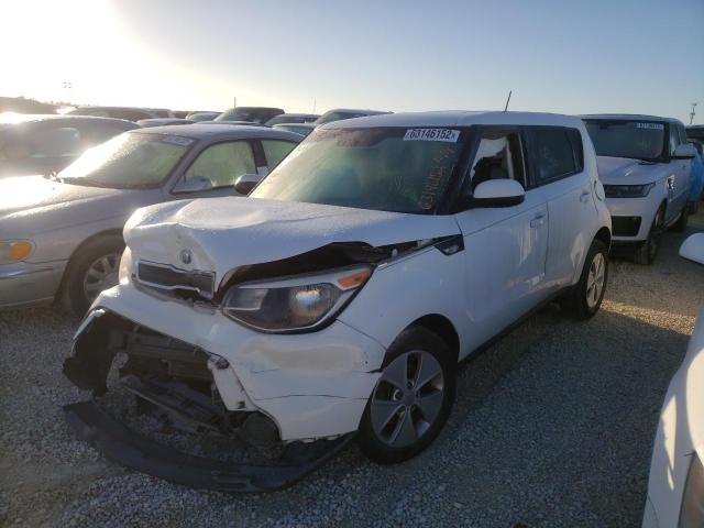 KNDJN2A22E7741718 - 2014 KIA SOUL WHITE photo 2