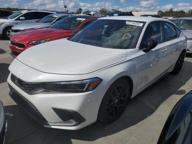 19XFL2H80NE008685 - 2022 HONDA CIVIC SPOR WHITE photo 2