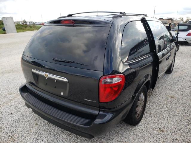 2A4GP54L67R183443 - 2007 CHRYSLER TOWN & COU BLACK photo 4