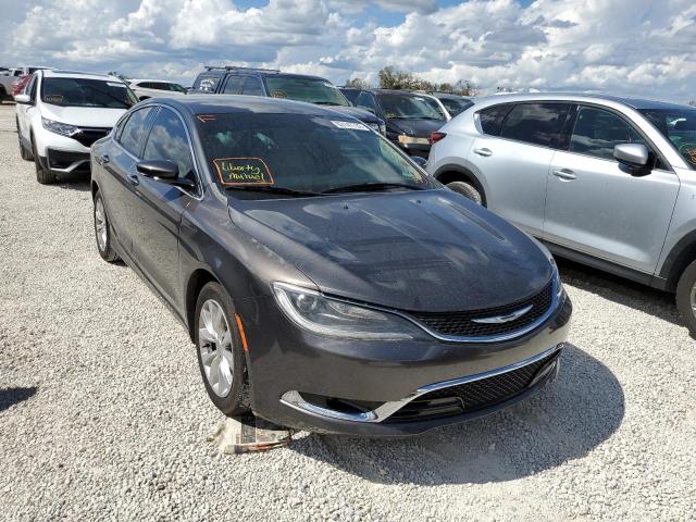 1C3CCCCB1FN576490 - 2015 CHRYSLER 200 C GRAY photo 1