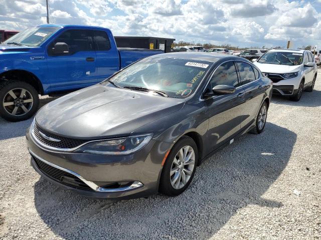 1C3CCCCB1FN576490 - 2015 CHRYSLER 200 C GRAY photo 2