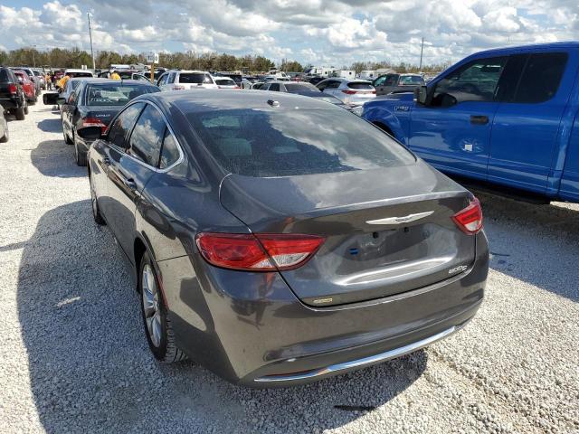 1C3CCCCB1FN576490 - 2015 CHRYSLER 200 C GRAY photo 3