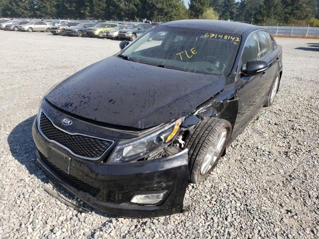 5XXGN4A77FG499244 - 2015 KIA OPTIMA EX BLACK photo 2