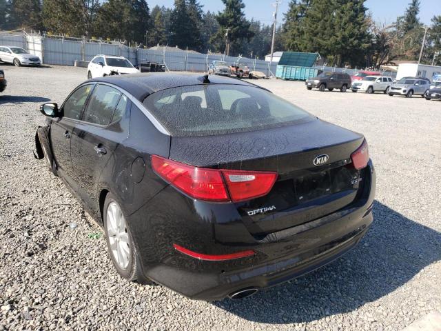 5XXGN4A77FG499244 - 2015 KIA OPTIMA EX BLACK photo 3