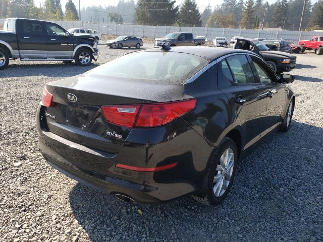 5XXGN4A77FG499244 - 2015 KIA OPTIMA EX BLACK photo 4