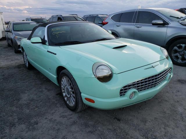1FAHP60A74Y100913 - 2004 FORD THUNDERBIR TURQUOISE photo 1
