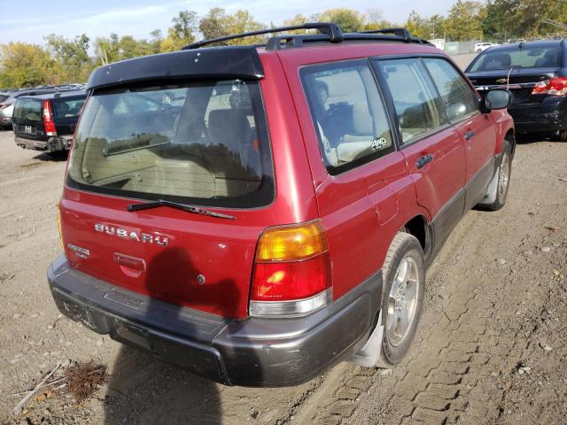 JF1SF6553XH713586 - 1999 SUBARU FORESTER MAROON photo 4