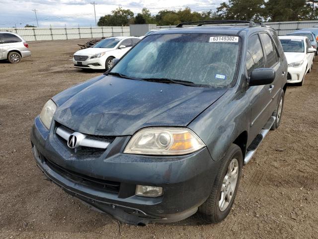 2HNYD18825H535643 - 2005 ACURA MDX TOURIN GRAY photo 2