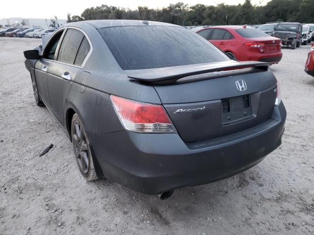 1HGCP36869A013934 - 2009 HONDA ACCORD EXL CHARCOAL photo 3