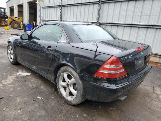 WDBKK65FX2F238097 - 2002 MERCEDES-BENZ SLK 320 BLACK photo 3