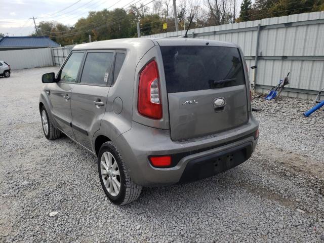 KNDJT2A58D7629164 - 2013 KIA SOUL GRAY photo 3