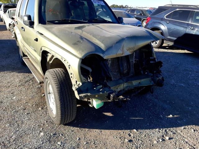 1J4GL38K73W532855 - 2003 JEEP LIBERTY RE GREEN photo 10