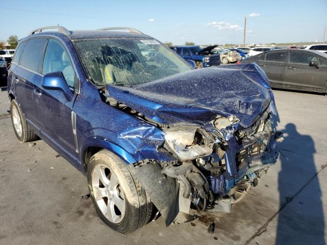 3GNAL4EK2DS570911 - 2013 CHEVROLET CAPTIVA LT BLUE photo 1