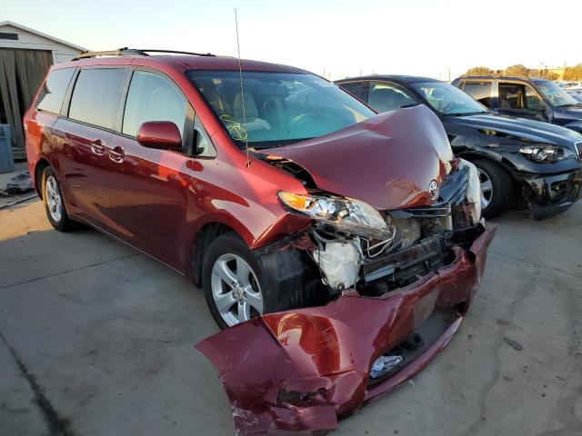 5TDKK3DC2BS137160 - 2011 TOYOTA SIENNA LE BURGUNDY photo 1