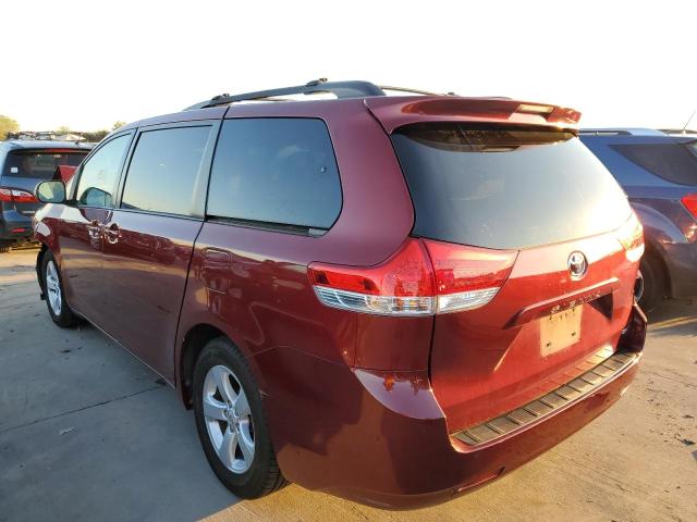 5TDKK3DC2BS137160 - 2011 TOYOTA SIENNA LE BURGUNDY photo 3