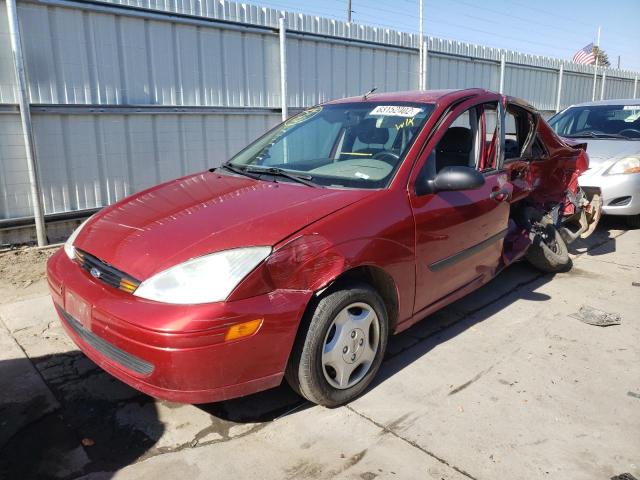 1FAFP33P11W179251 - 2001 FORD FOCUS LX BURGUNDY photo 2