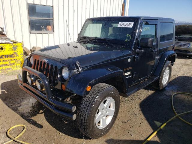 1J4FA54137L180469 - 2007 JEEP WRANGLER S BLACK photo 2
