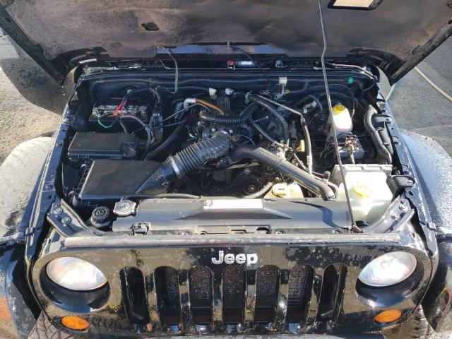 1J4FA54137L180469 - 2007 JEEP WRANGLER S BLACK photo 7