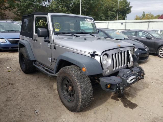 1C4AJWAG6EL156212 - 2014 JEEP WRANGLER S SILVER photo 1