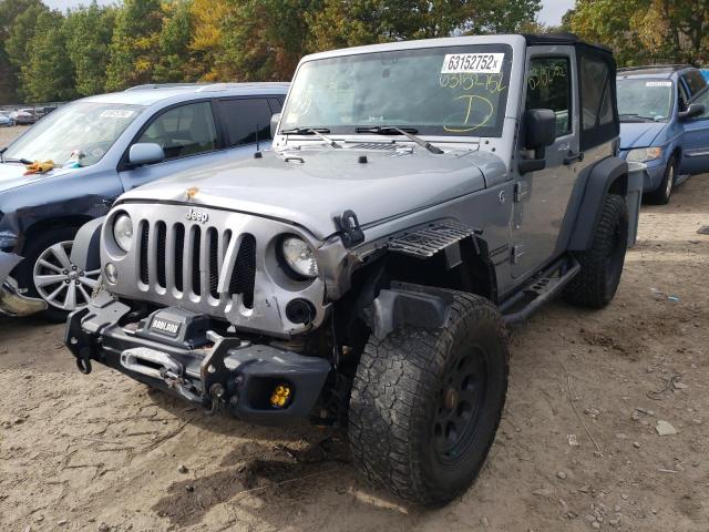 1C4AJWAG6EL156212 - 2014 JEEP WRANGLER S SILVER photo 9
