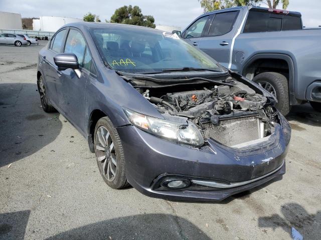 19XFB2F93FE240083 - 2015 HONDA CIVIC EXL 灰色 照片 1