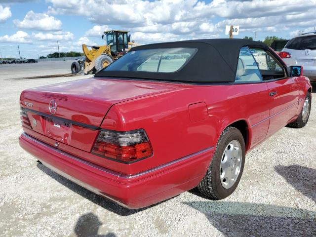 WDBEA66E5SC267949 - 1995 MERCEDES-BENZ E 320 RED photo 4