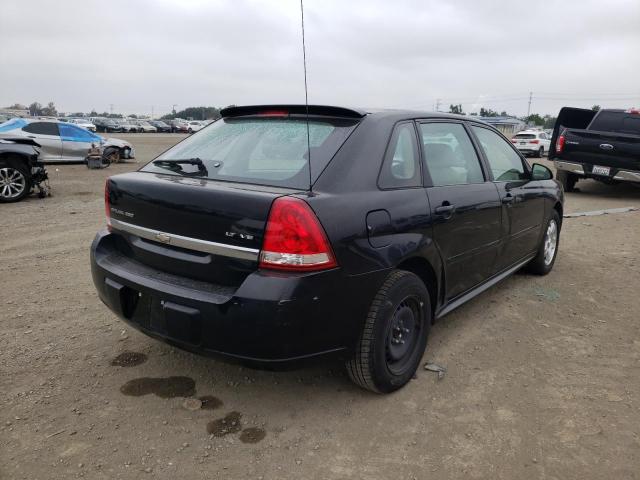 1G1ZU64835F327973 - 2005 CHEVROLET MALIBU MAX 黑色 照片 4