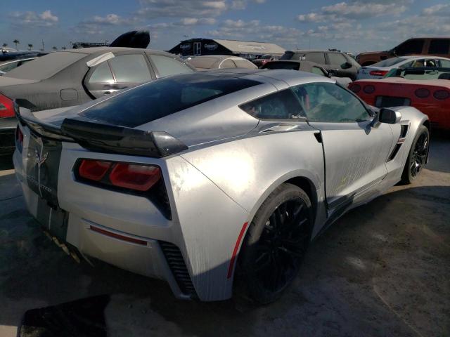 1G1YW2D75H5101482 - 2017 CHEVROLET CORVETTE G GRAY photo 4