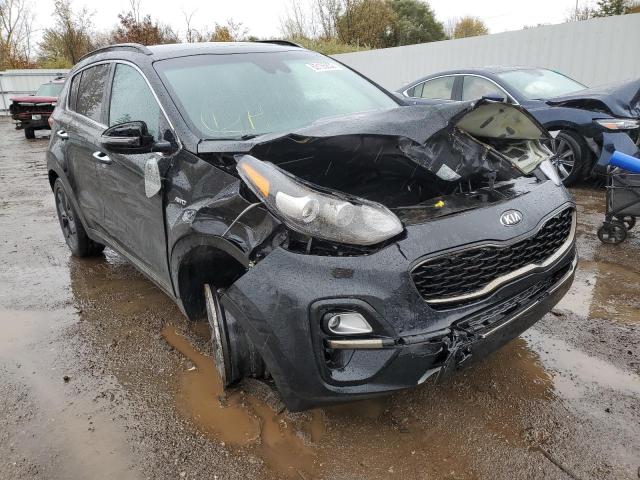 KNDP6CAC3L7737972 - 2020 KIA SPORTAGE S BLACK photo 1