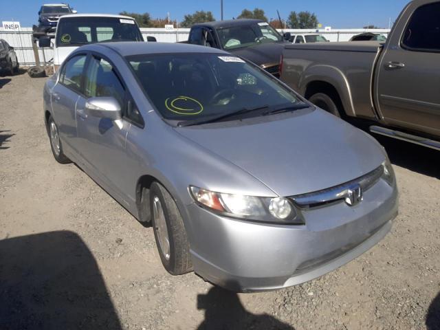 JHMFA36206S030953 - 2006 HONDA CIVIC HYBR SILVER photo 1