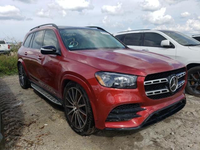 4JGFF8GE8MA450323 - 2021 MERCEDES-BENZ GLS 580 4M RED photo 1