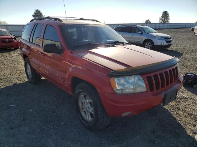 1J4GW58N9YC180853 - 2000 JEEP GRAND CHER RED photo 1