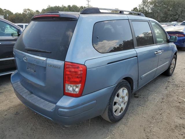 KNDMC233376018204 - 2007 HYUNDAI ENTOURAGE BLUE photo 4